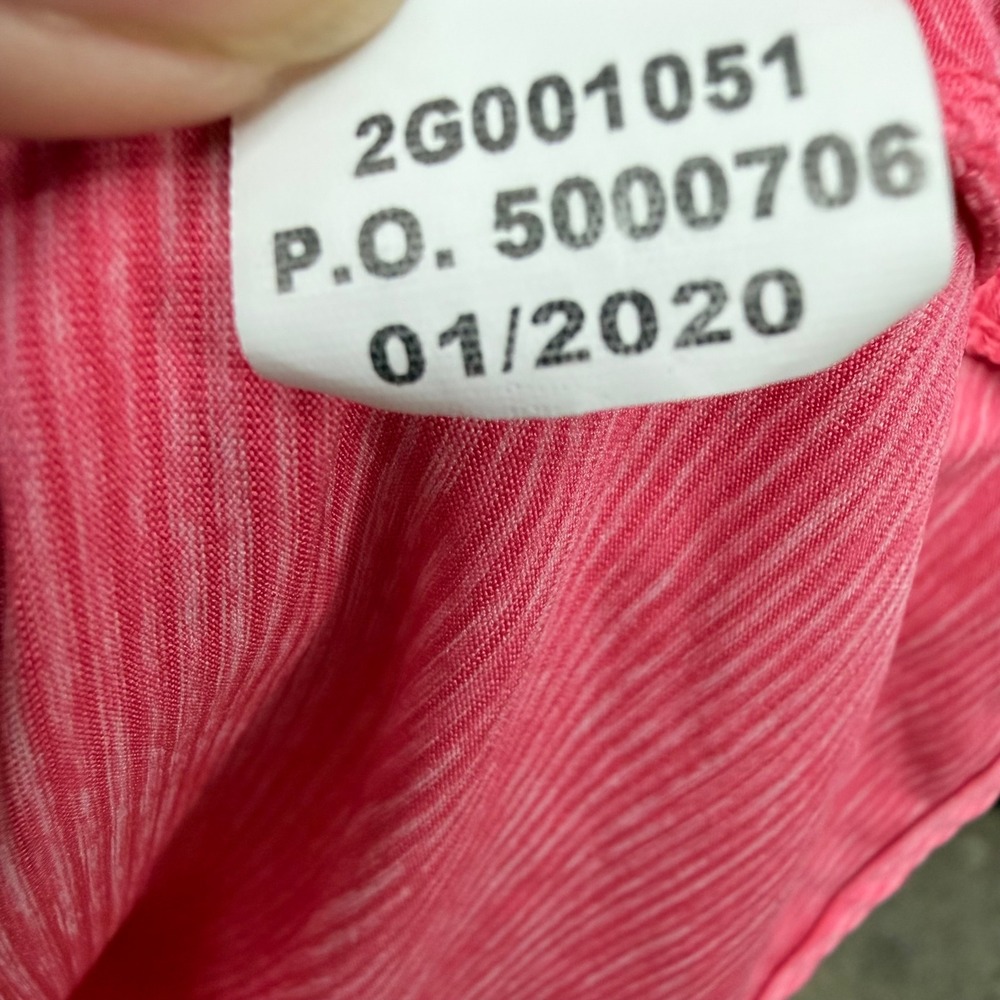 Vineyard Vines Performance Womens Medium Coral Pink Sleeveless Golf Polo Shirt - Picture 12 of 13